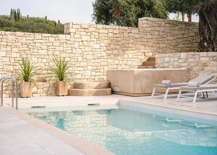 Ionian Stone Luxury In Corfu Villa Pithos