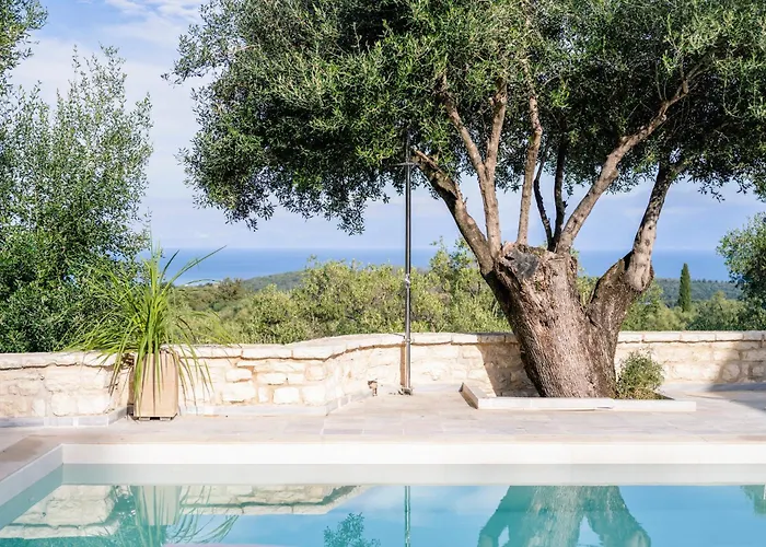 Villa Ionian Stone Luxury In Corfu