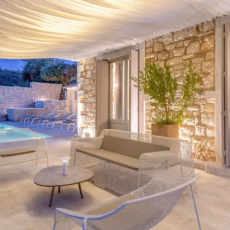 Villa Ionian Stone Luxury In Corfu Pithos