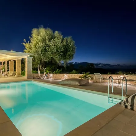 Villa Ionian Stone Luxury In Corfu Pithos