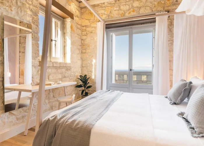 Villa Ionian Stone Luxury In Corfu Pithos