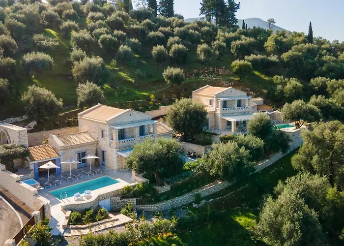 Villa Ionian Stone Luxury In Corfu Pithos