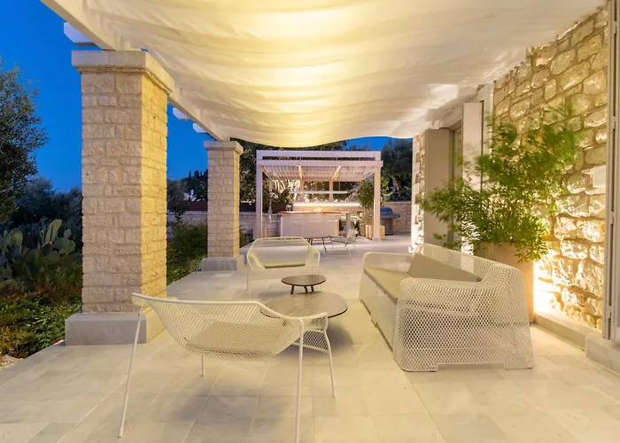Villa Ionian Stone Luxury In Corfu
