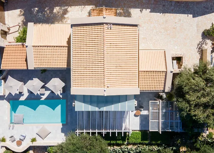 Villa Ionian Stone Luxury In Corfu Pithos